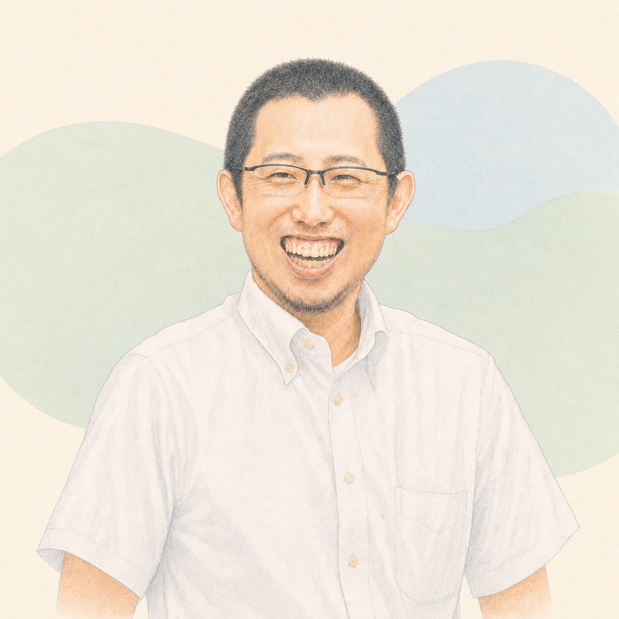 代表理事 堀内 大祐の人物イラスト